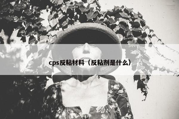 cps反粘材料（反粘剂是什么）