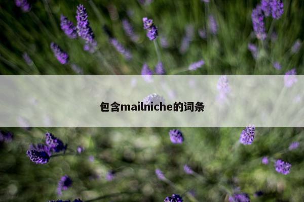 包含mailniche的词条