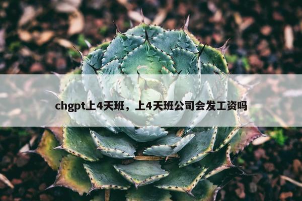 chgpt上4天班，上4天班公司会发工资吗