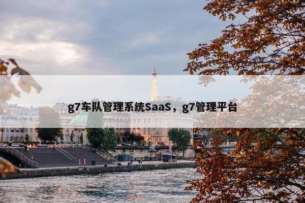 g7车队管理系统SaaS，g7管理平台
