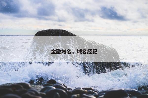 金融域名，域名经纪