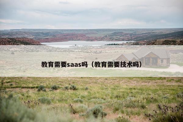 教育需要saas吗（教育需要技术吗）