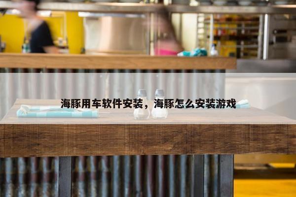 海豚用车软件安装，海豚怎么安装游戏