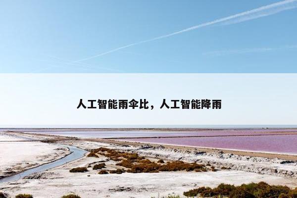 人工智能雨伞比，人工智能降雨