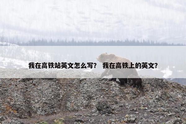 我在高铁站英文怎么写？ 我在高铁上的英文？