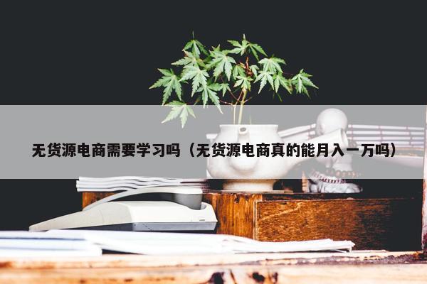 无货源电商需要学习吗（无货源电商真的能月入一万吗）