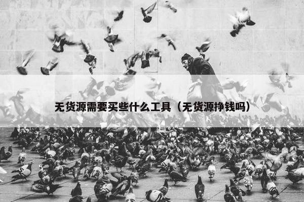 无货源需要买些什么工具（无货源挣钱吗）