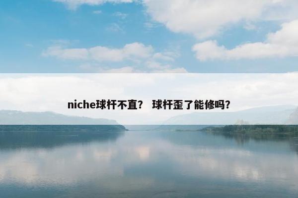 niche球杆不直？ 球杆歪了能修吗？