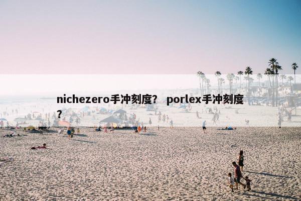 nichezero手冲刻度？ porlex手冲刻度？