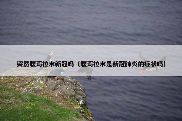 突然腹泻拉水新冠吗（腹泻拉水是新冠肺炎的症状吗）