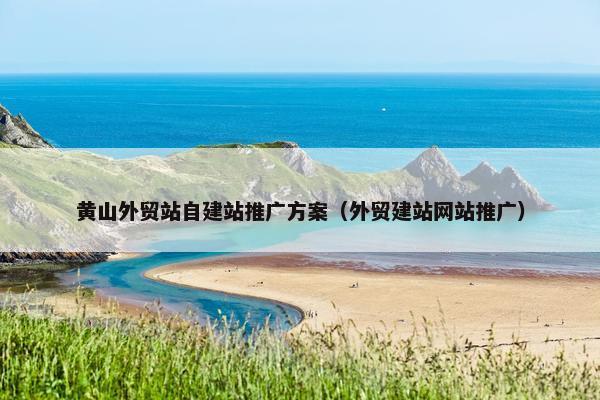 黄山外贸站自建站推广方案（外贸建站网站推广）