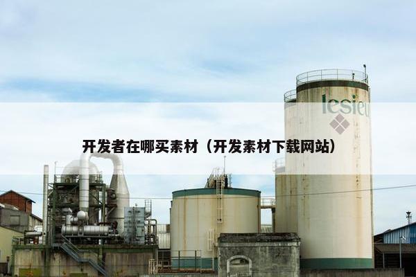 开发者在哪买素材（开发素材下载网站）