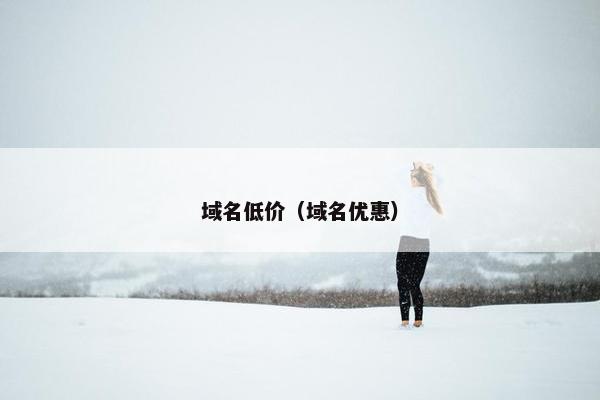 域名低价（域名优惠）
