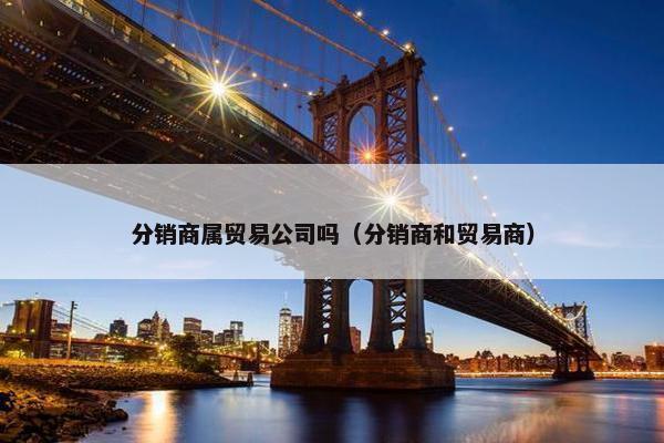 分销商属贸易公司吗（分销商和贸易商）