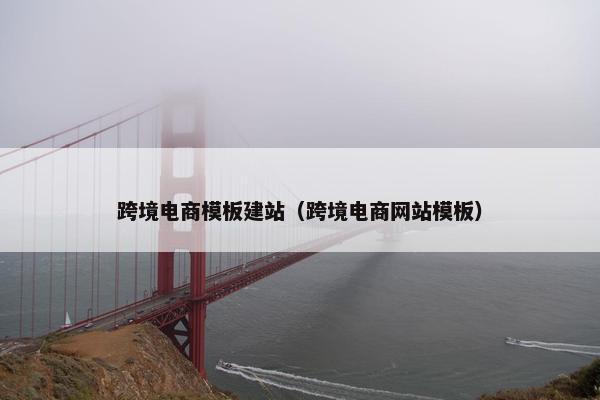 跨境电商模板建站（跨境电商网站模板）
