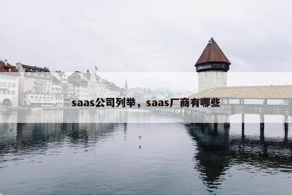 saas公司列举，saas厂商有哪些