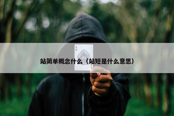 站简单概念什么（站短是什么意思）