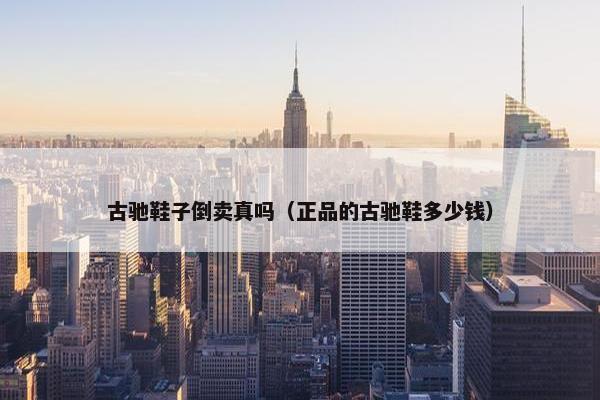 古驰鞋子倒卖真吗（正品的古驰鞋多少钱）