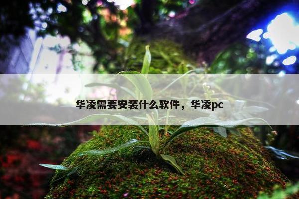 华凌需要安装什么软件，华凌pc