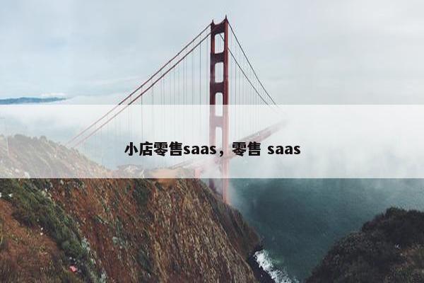 小店零售saas，零售 saas
