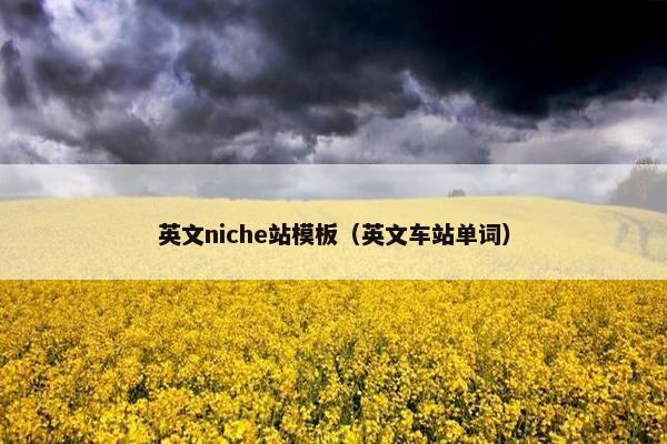 英文niche站模板（英文车站单词）