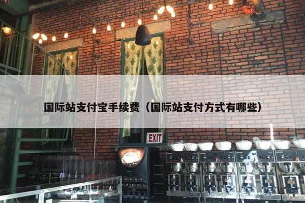 国际站支付宝手续费（国际站支付方式有哪些）