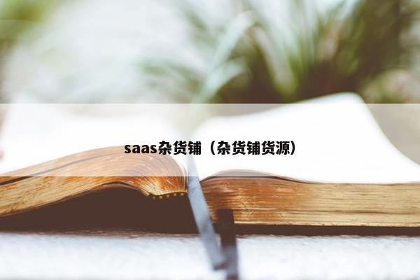 saas杂货铺（杂货铺货源）