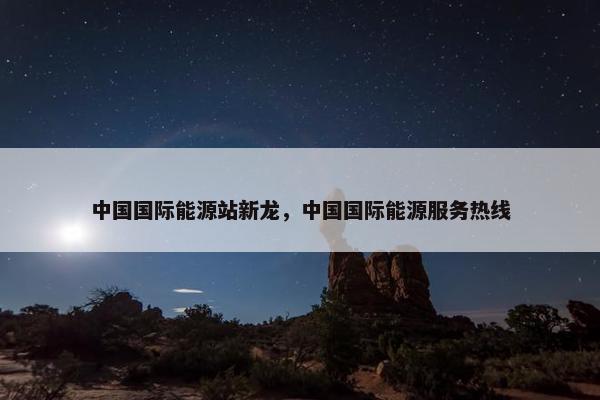 中国国际能源站新龙，中国国际能源服务热线
