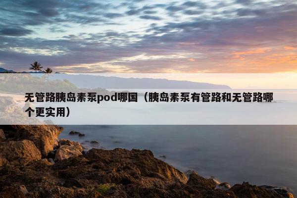 无管路胰岛素泵pod哪国（胰岛素泵有管路和无管路哪个更实用）