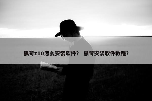 黑莓z10怎么安装软件？ 黑莓安装软件教程？