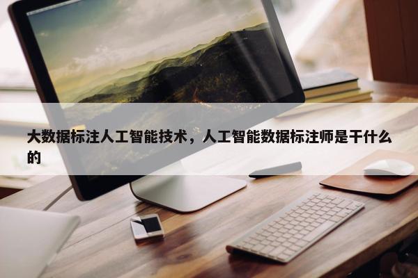 大数据标注人工智能技术，人工智能数据标注师是干什么的