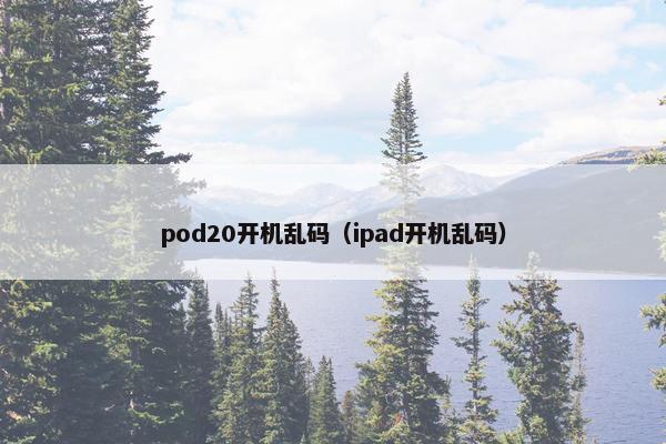 pod20开机乱码（ipad开机乱码）