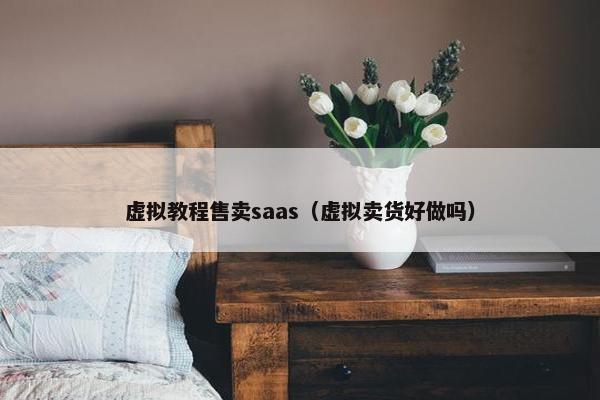 虚拟教程售卖saas（虚拟卖货好做吗）