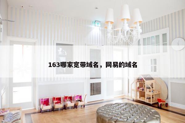 163哪家宽带域名，网易的域名