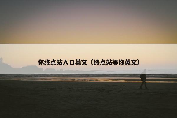 你终点站入口英文（终点站等你英文）