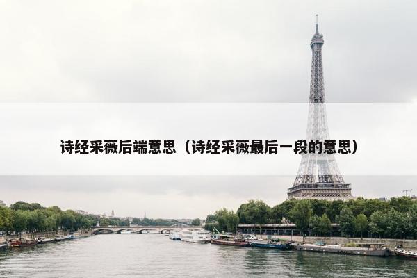 诗经采薇后端意思（诗经采薇最后一段的意思）