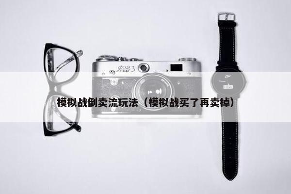 模拟战倒卖流玩法（模拟战买了再卖掉）