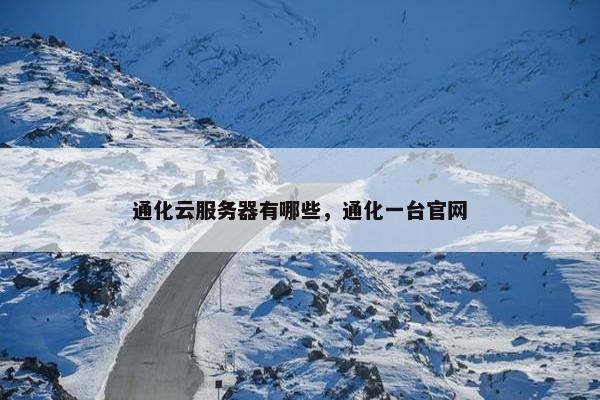 通化云服务器有哪些，通化一台官网