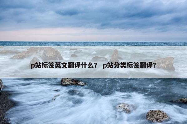 p站标签英文翻译什么？ p站分类标签翻译？