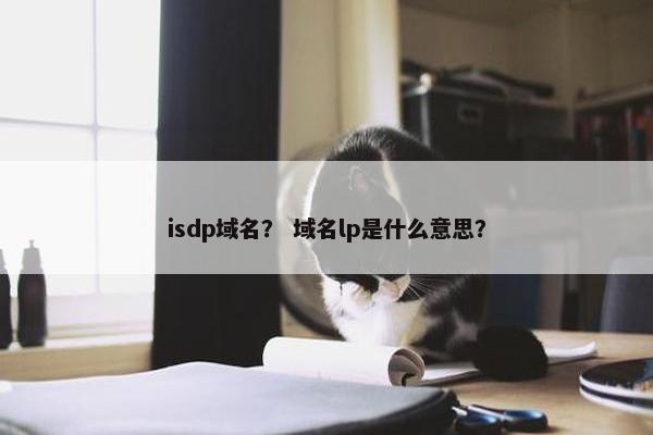 isdp域名？ 域名lp是什么意思？