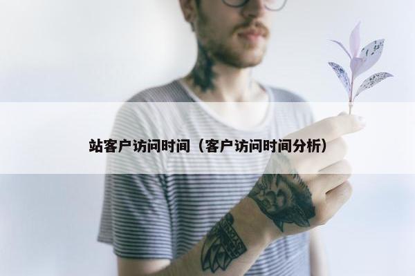 站客户访问时间（客户访问时间分析）