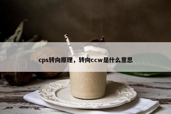 cps转向原理，转向ccw是什么意思