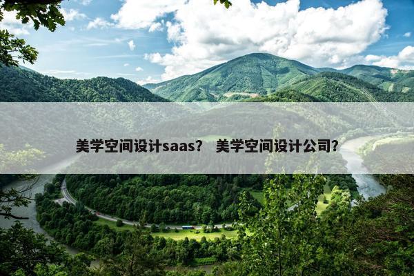 美学空间设计saas？ 美学空间设计公司？