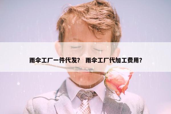 雨伞工厂一件代发？ 雨伞工厂代加工费用？