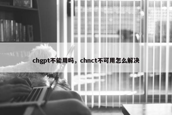 chgpt不能用吗，chnct不可用怎么解决