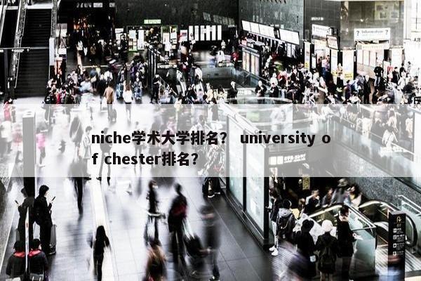 niche学术大学排名？ university of chester排名？
