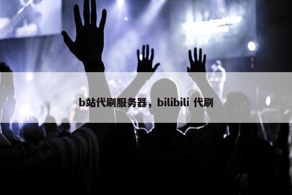 b站代刷服务器，bilibili 代刷