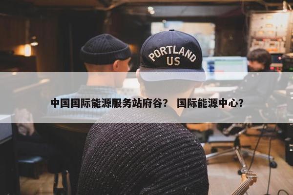 中国国际能源服务站府谷？ 国际能源中心？