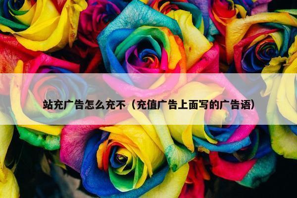 站充广告怎么充不（充值广告上面写的广告语）