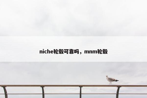 niche轮毂可靠吗，mnm轮毂